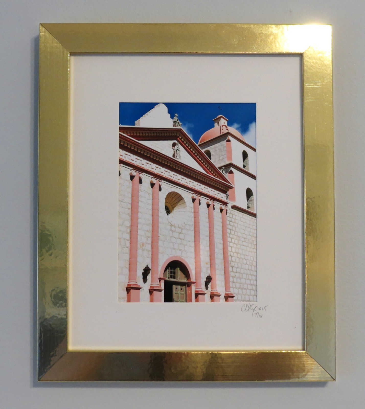 California Architectural Travel Photography, Framed, Signed