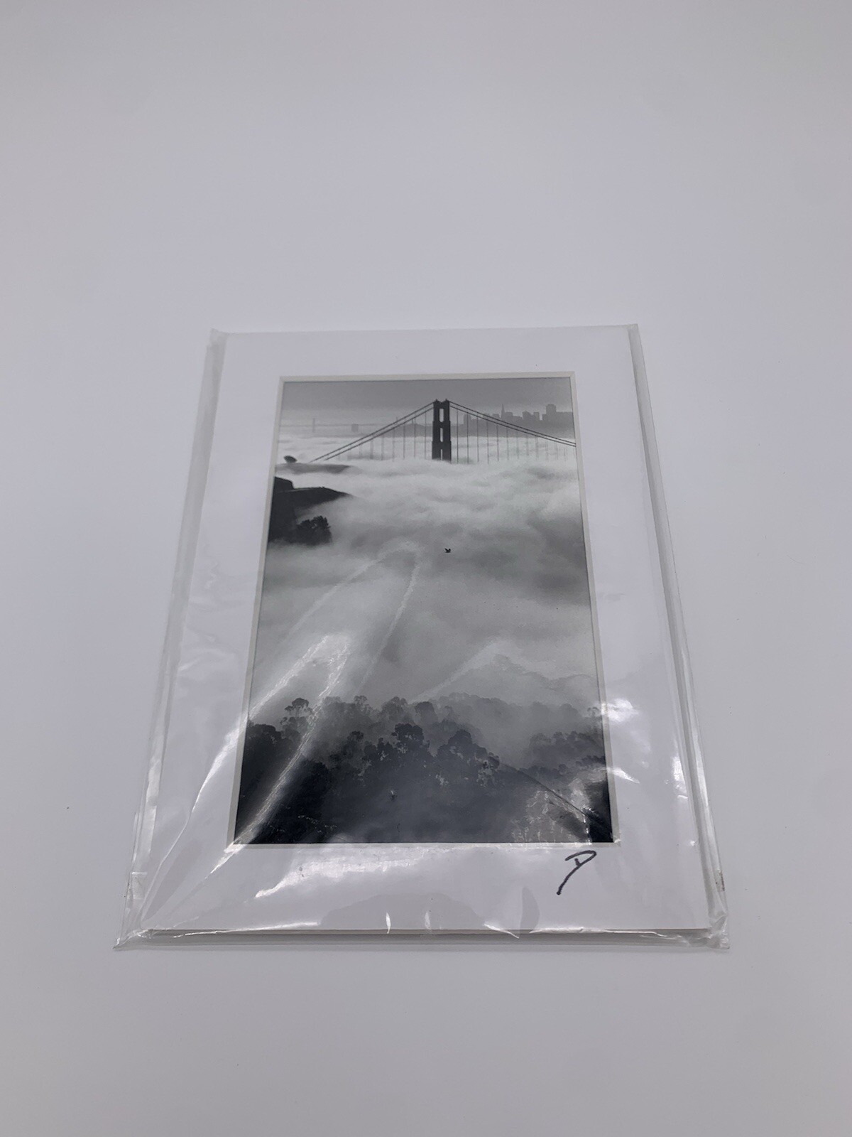 Dennis Dooley Black & White Golden Gate Bridge Archival Pigment Print Photograph