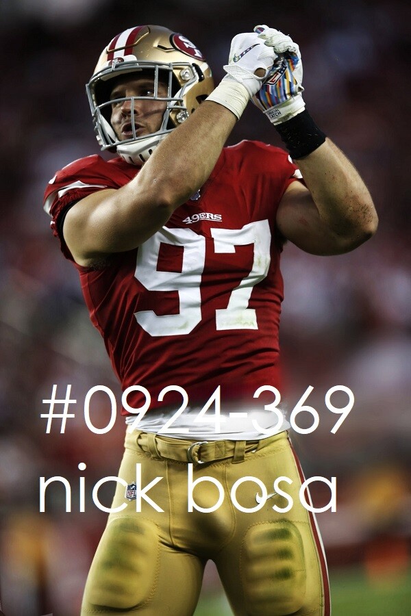 MALE PORTRAIT #0924-369- athletes series-football men-BOSA- free shipping in usa