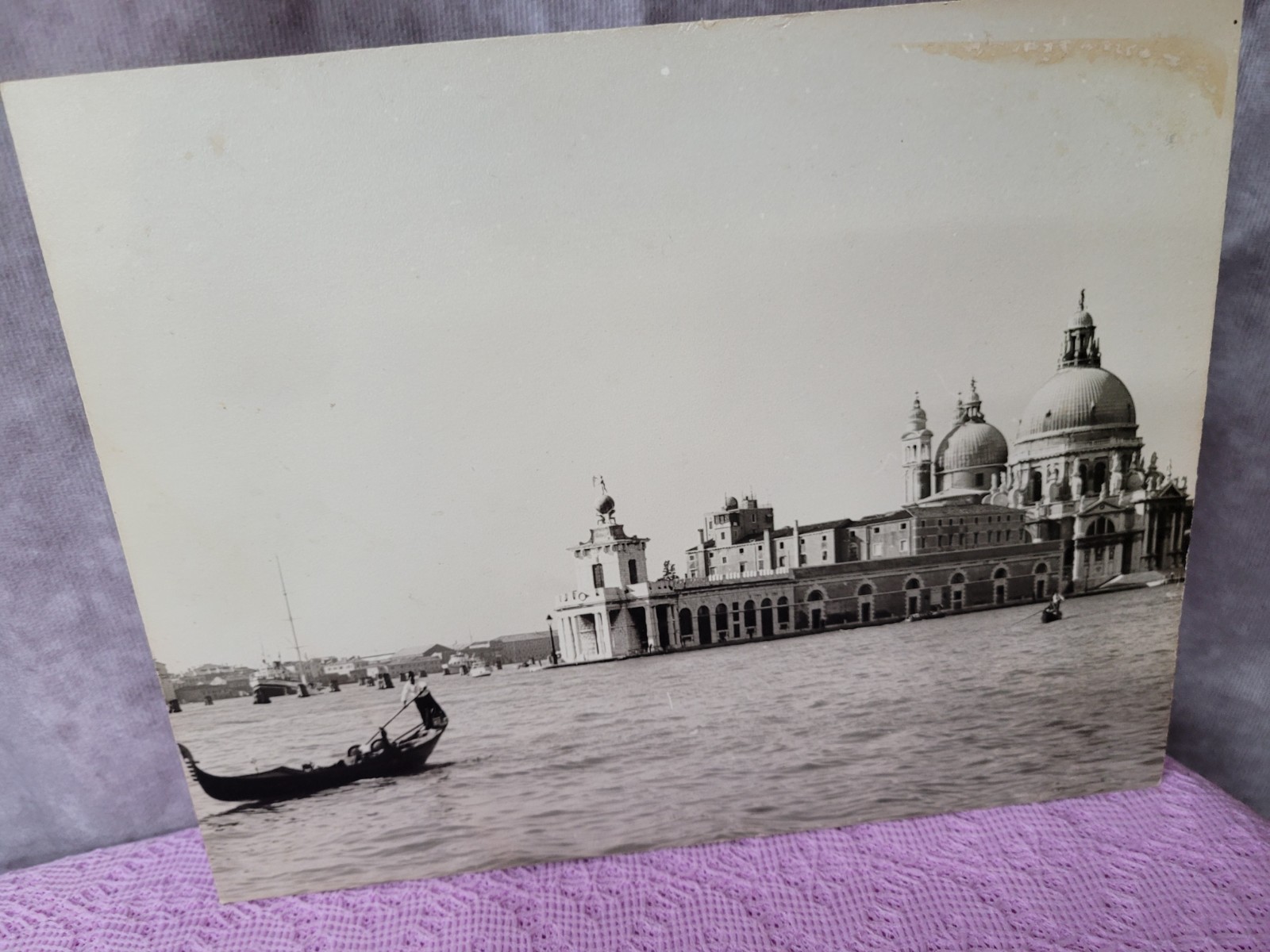 Lot Of 12 Vintage Black And White Photographs Venice Rome Florence Italy 9×7.5