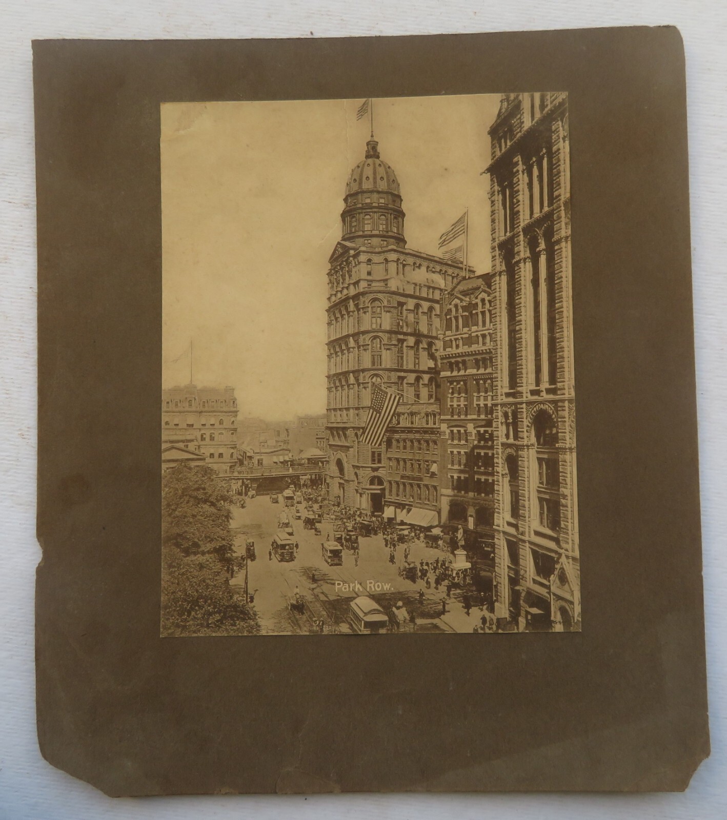1903 NEW YORK National Art View Co Architect Monument Print photo Album sheets
