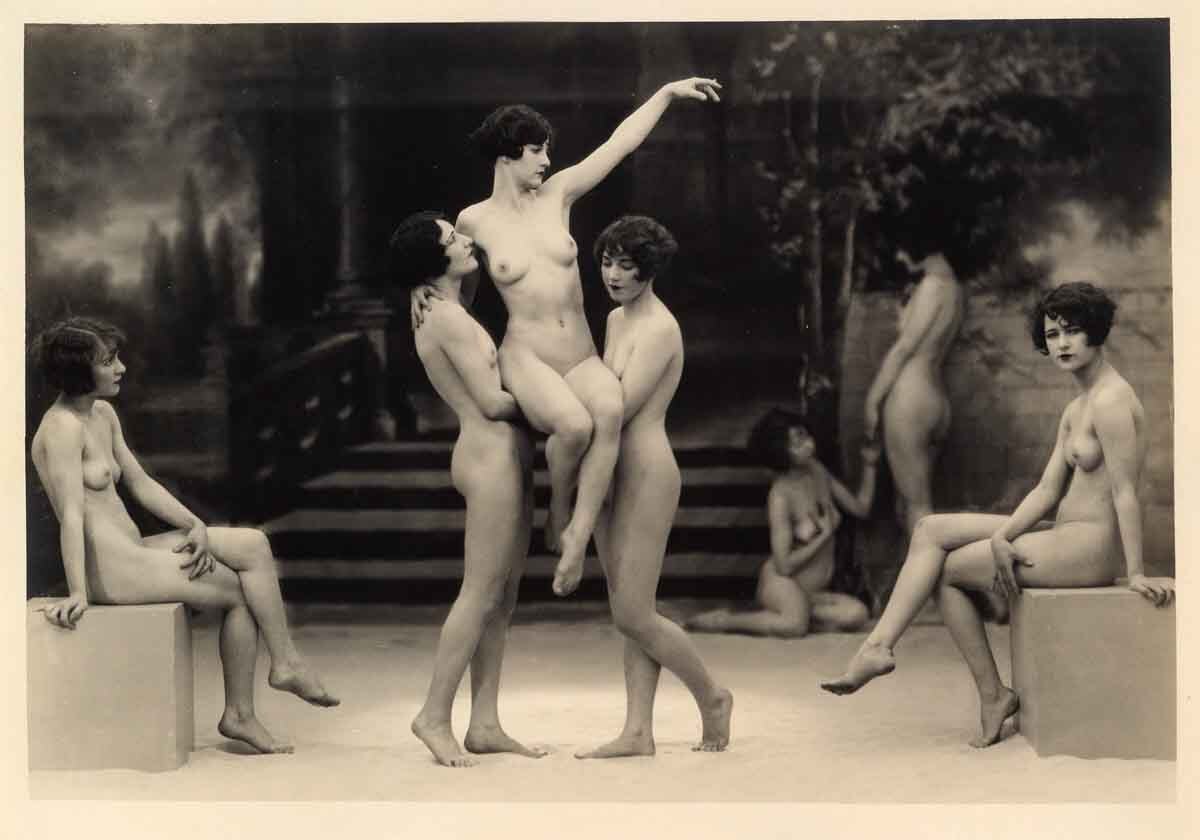 8 Photo SET by Albert Arthur Allen – Vintage 1920’s Nudes ART DECO
