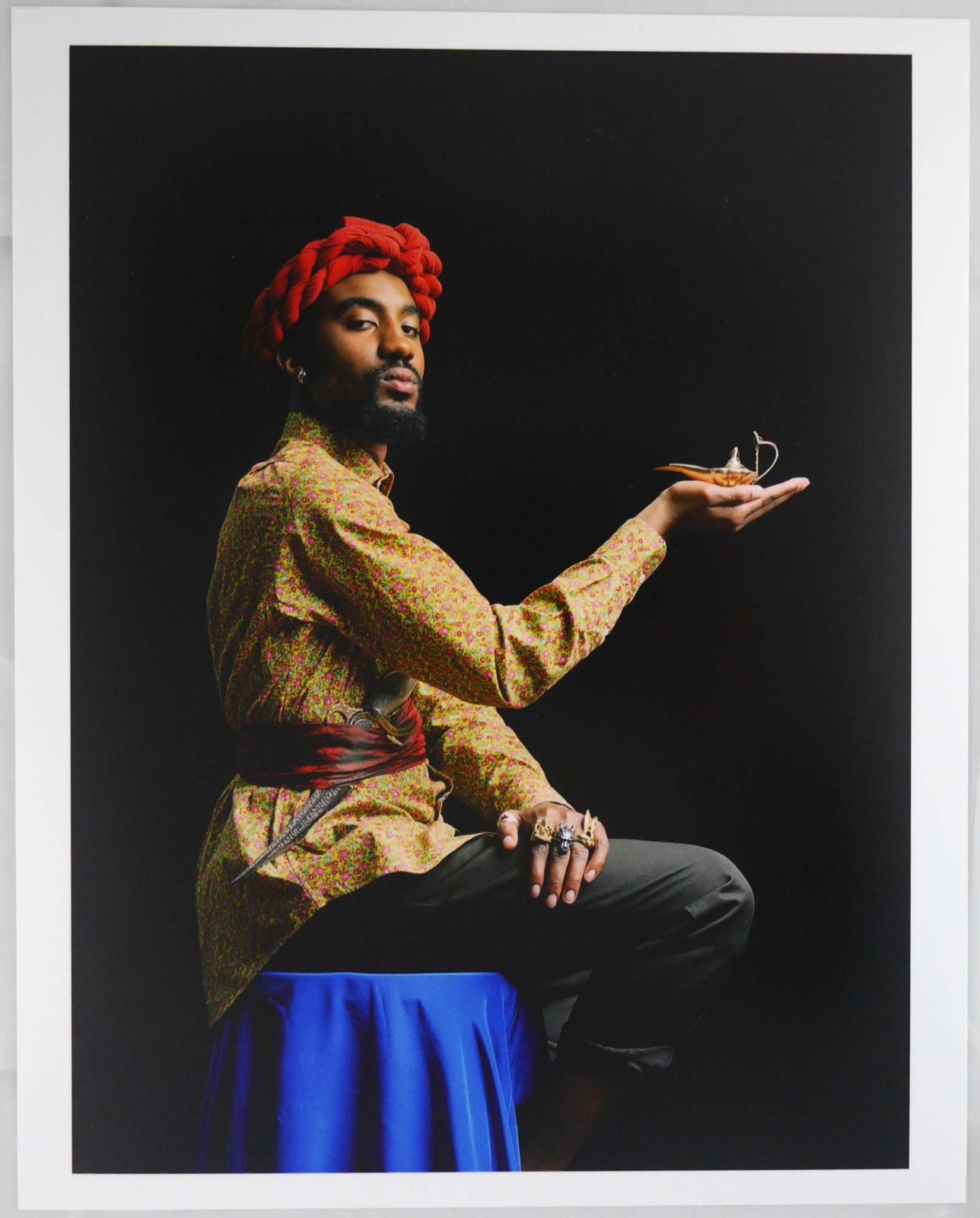 Awol Erizku / Boy with Red Turban 2014 SIGNED 8 X 10 ARCHIVAL PIGMENT PRINT 1st