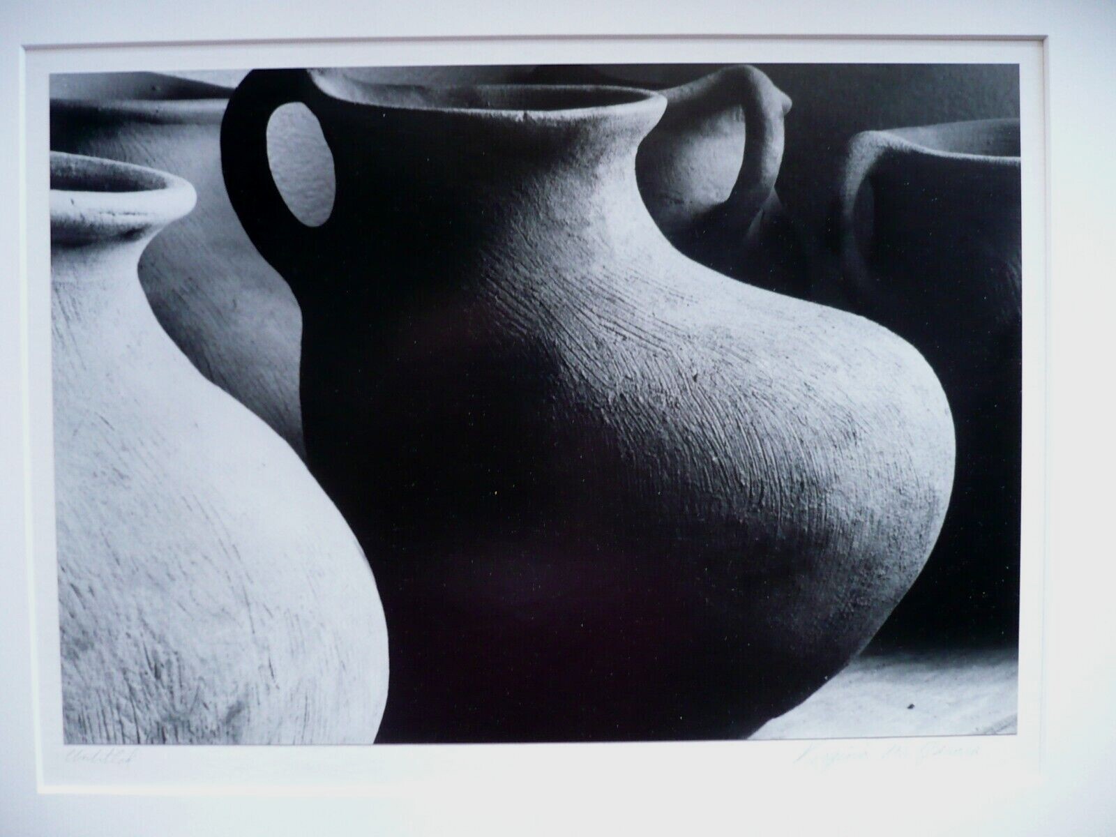 VIRGINIA M. GARCIA PHOTOGRAPHER NATIVE POTTERY MODERN MODERNISM REALISM SHAPES