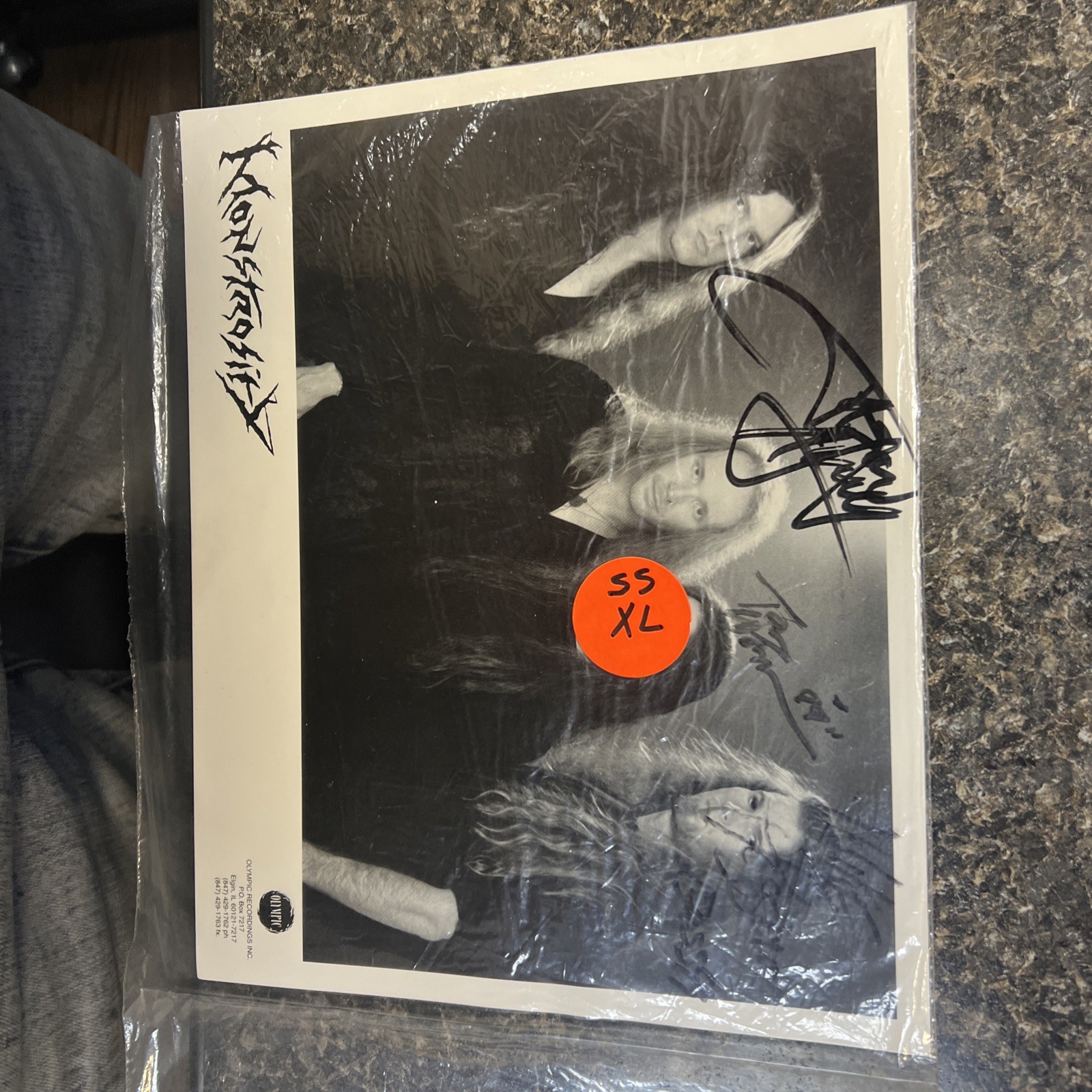 Monstrosity Original Vintage Press Kit 8×10 Promo Photo Insert Autographed