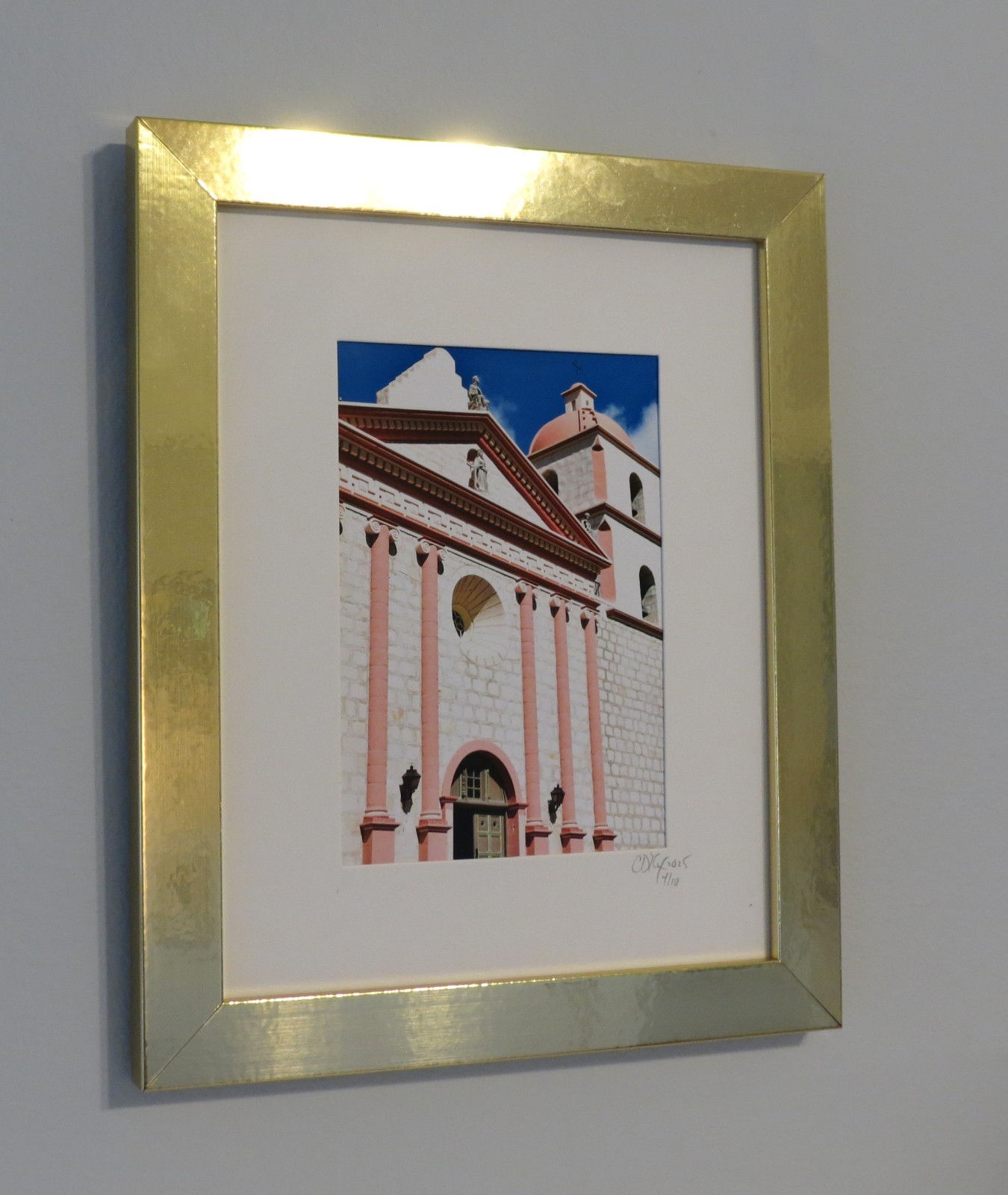 California Architectural Travel Photography, Framed, Signed