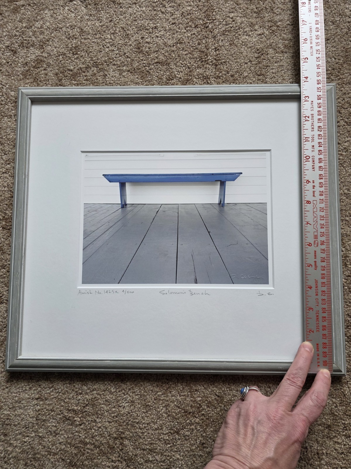 Bill Coleman Amish Photography Framed w/ Authenticity Certificates Set Of 3