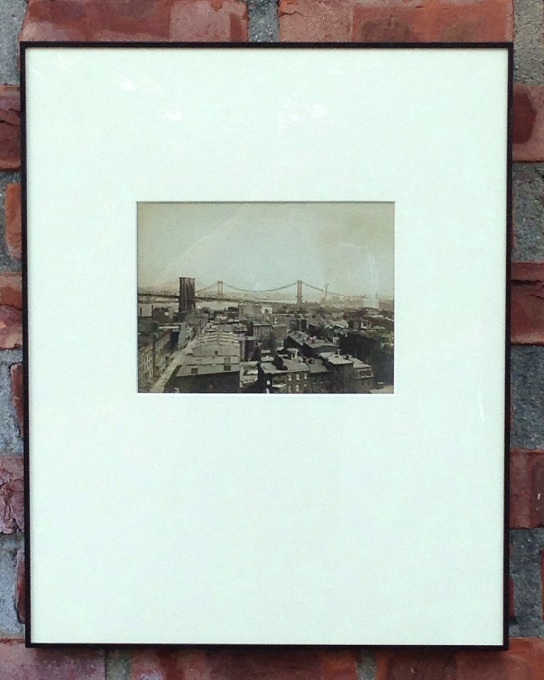 C1900 New York City Photo. Brooklyn Bridge Williamsburg Bridge. August Loeffler