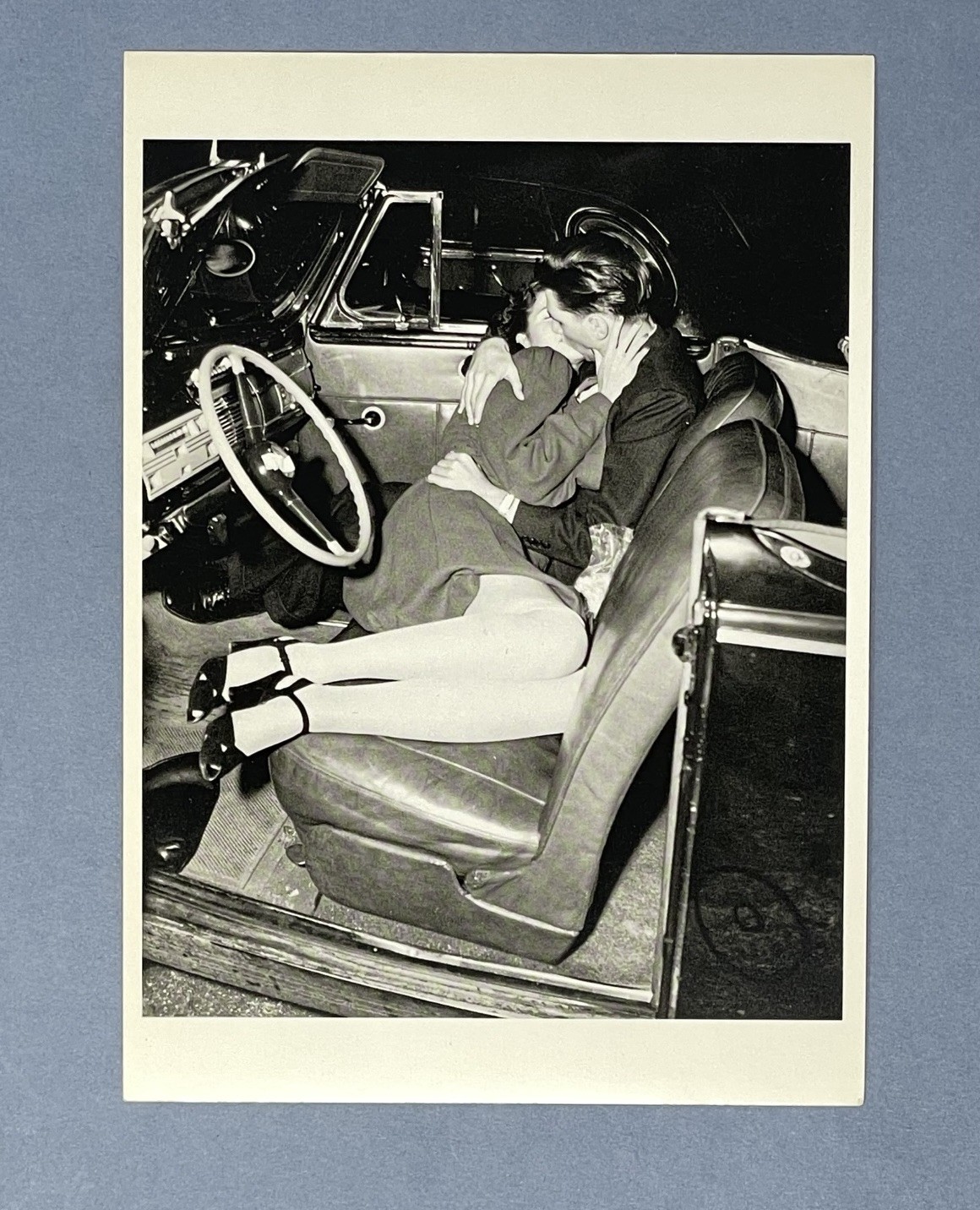 Drive-In Theater 1940s Art Photo Print Card 4”x6” Fotofolio