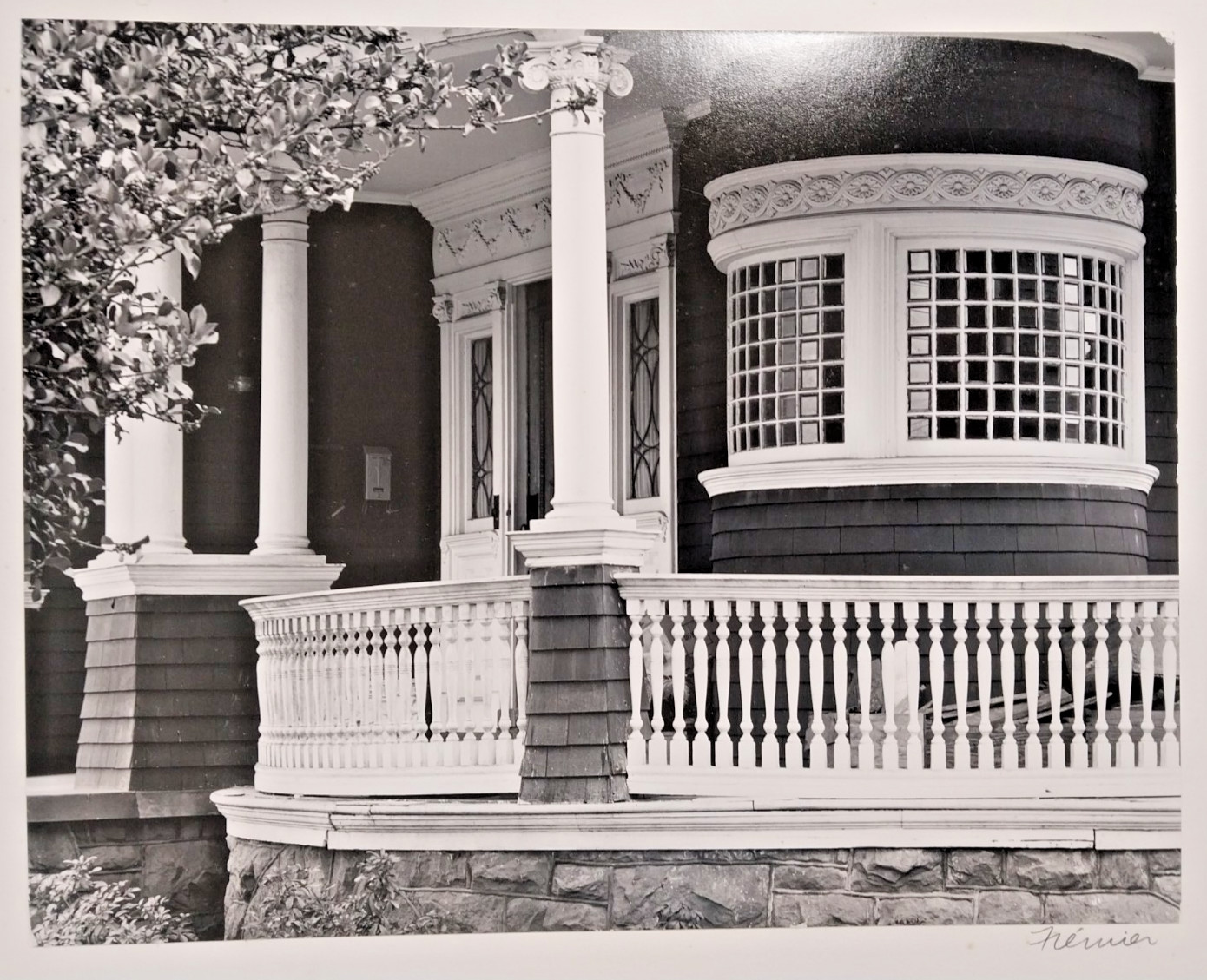 Roger W Fremier (1939-2011) 1988 Photograph Victorian House Porch Watsonville CA