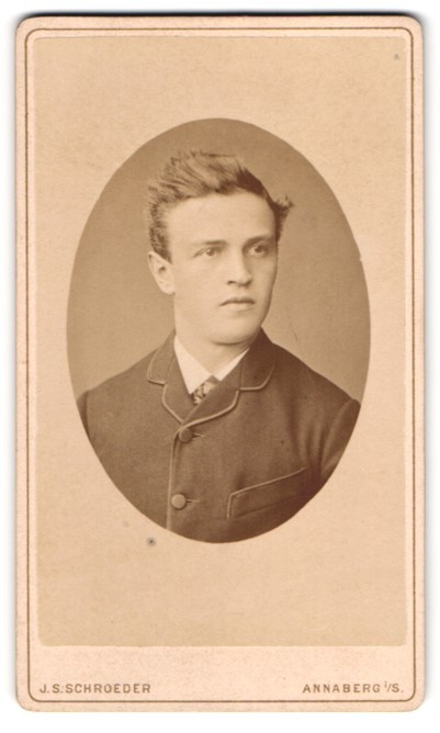 Photograph Joh. Sthph. Schoeder, Annaberg i. S., Photographer’s Monogram About