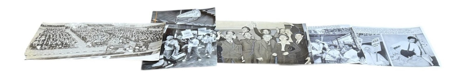 Protest Photographs, Archive of 45+ Strike Photos San Francisco Examiner 1937-90