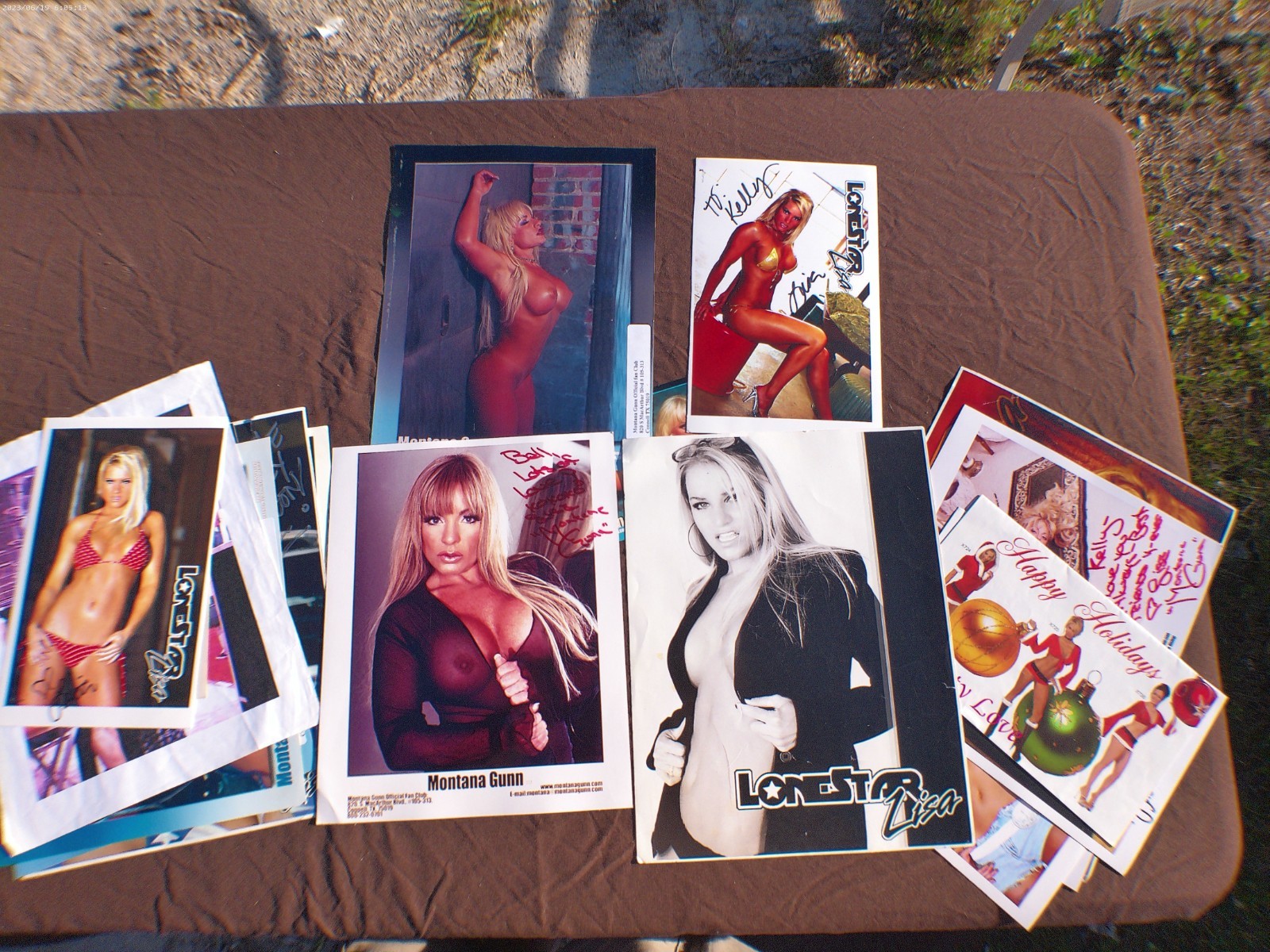 Large lot of Stars signed photos