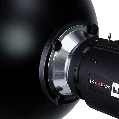 Durable 16in All Metal Beauty Dish with Diffusion Sock – Photography Essential