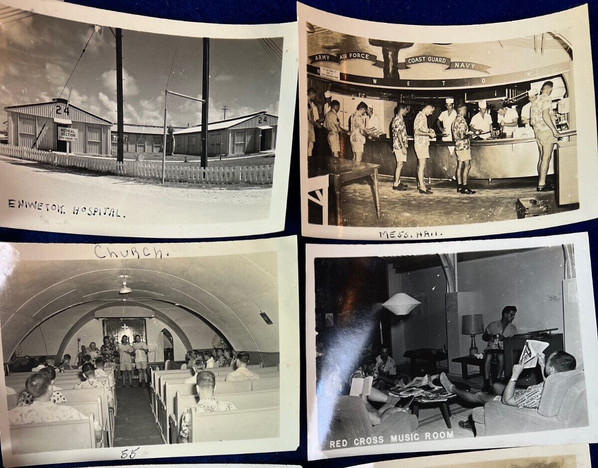 Photos of WWII Naval Base Now Destroyed by Nuclear Bomb Eniwetok Atoll Lot
