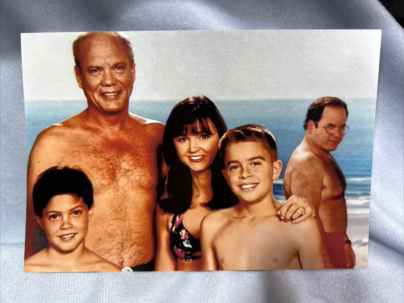 SEINFELD 4×6 Art Photo George Costanza Beach Photo Bomb, New