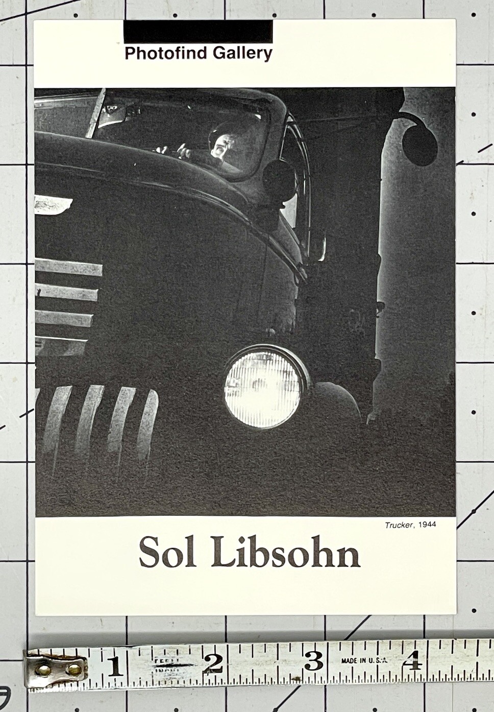 Sol Libsohn (1914-2001) Art Show Announcement Card 1988 – In America