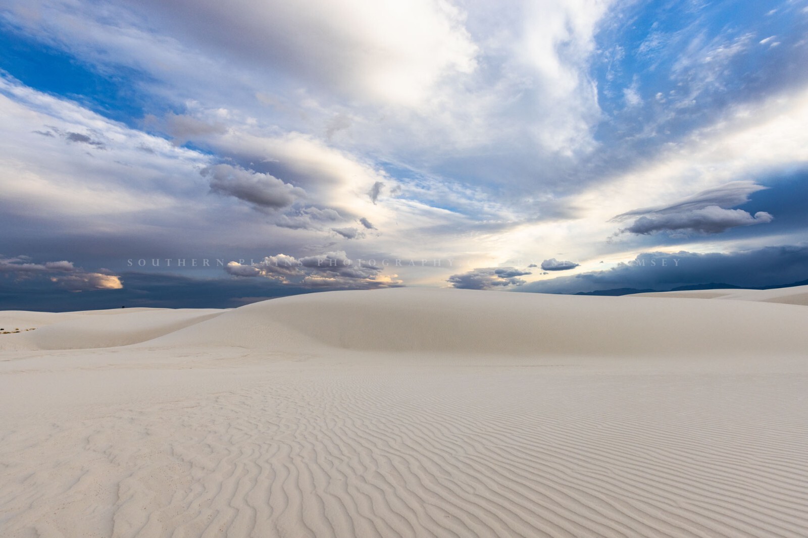 Desert Photography Print: New Mexico, White Sands NP, Dunes, Picture, Photo
