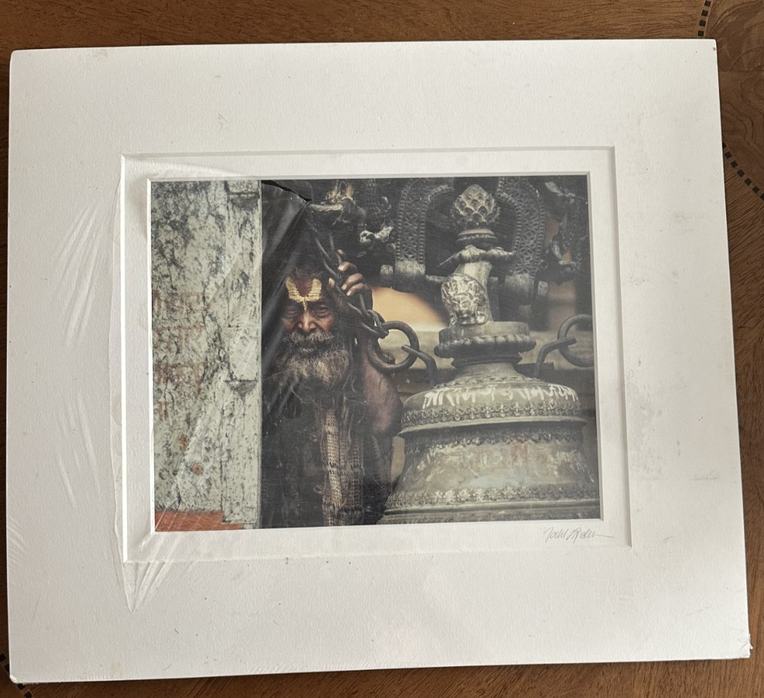 Todd Lundeen Matted photo “Sadhu” Nepal