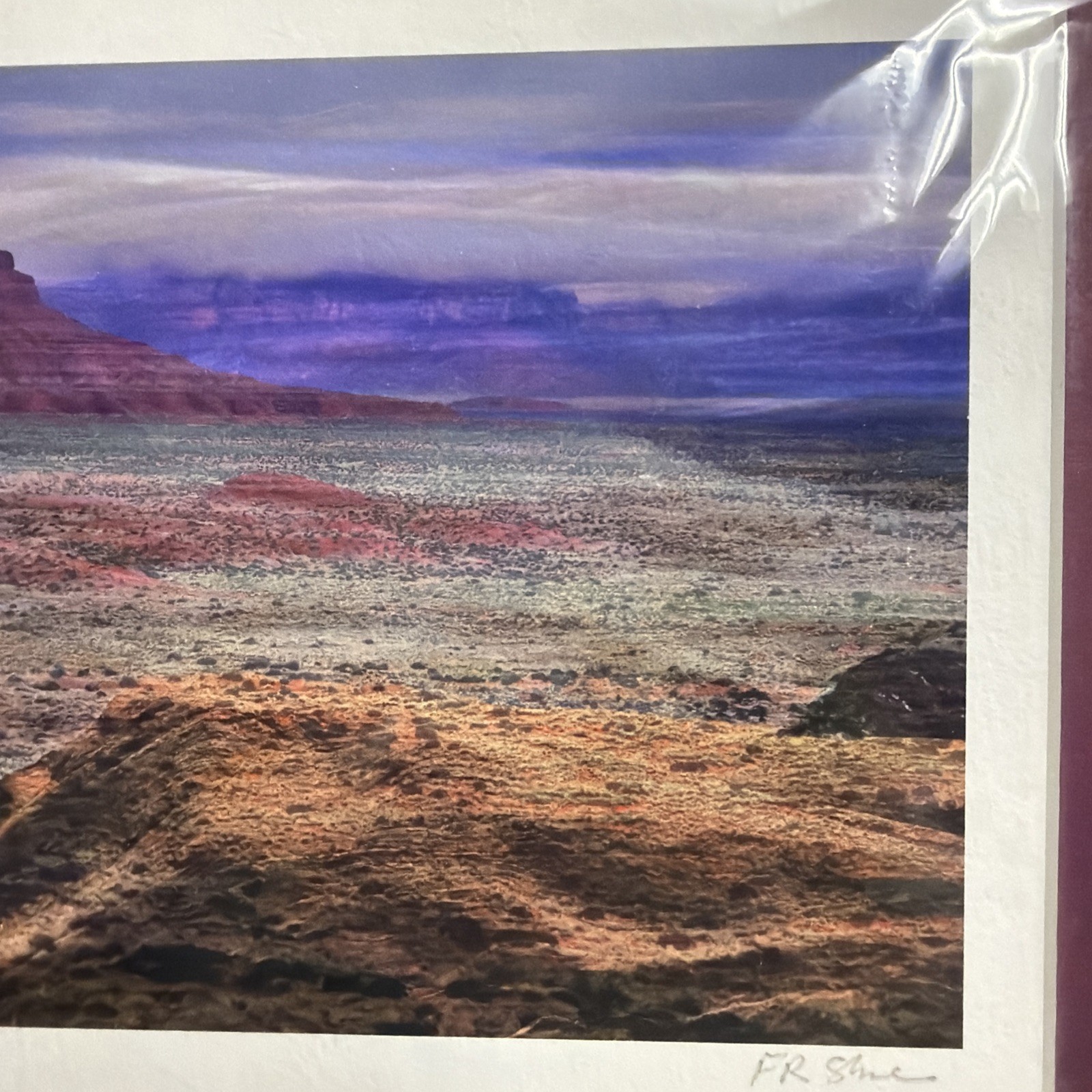 Limited edition b/w photographic print of Peeples Valley AZ by Fredric Shore