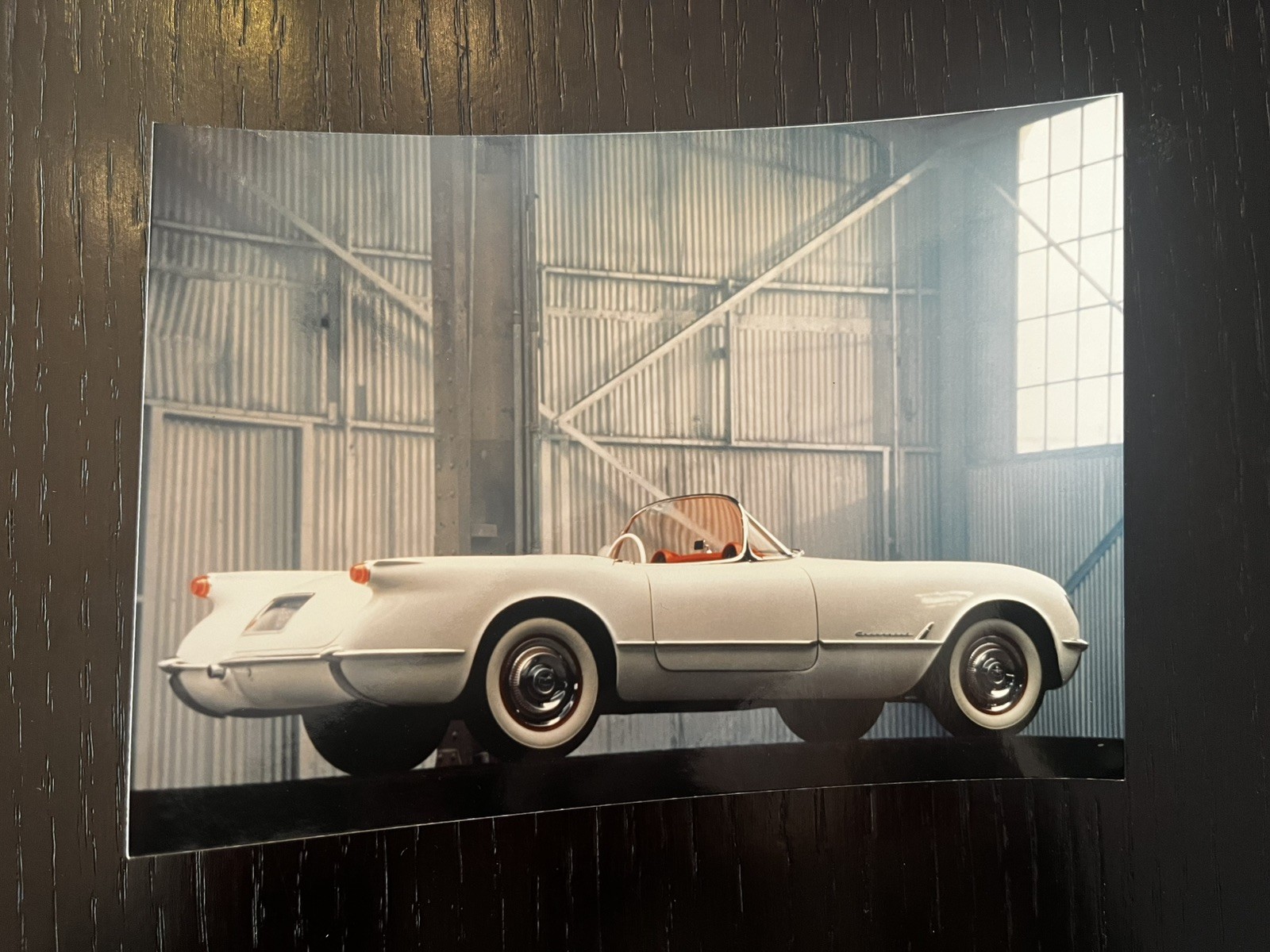 5×7 Color Photo of Vintage Corvette in Warehouse Gloss on Kodak Prof Paper Art