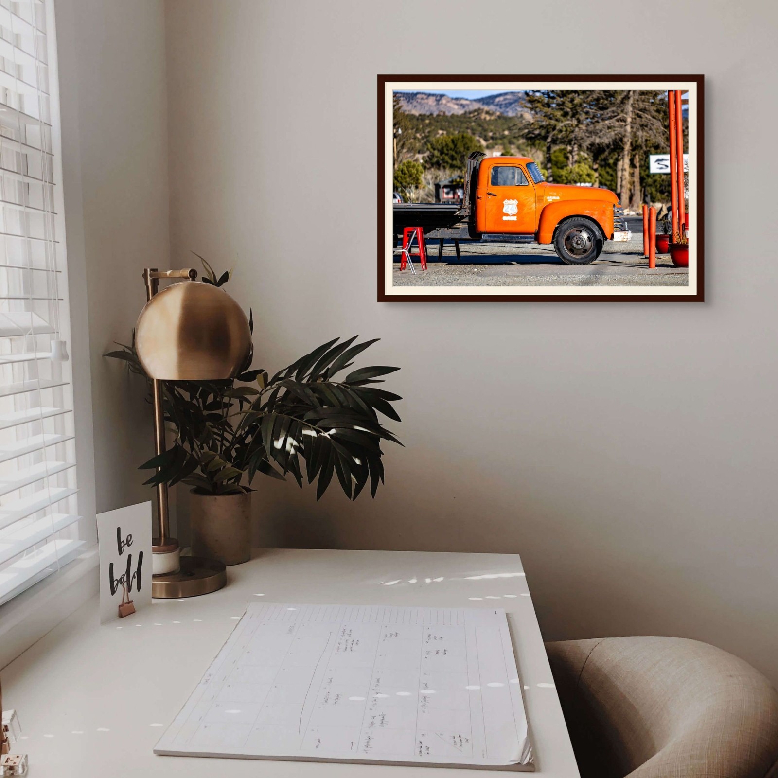 13×19 Fine Art Photography Print – Classic Chevy Truck – Archival Photo Paper