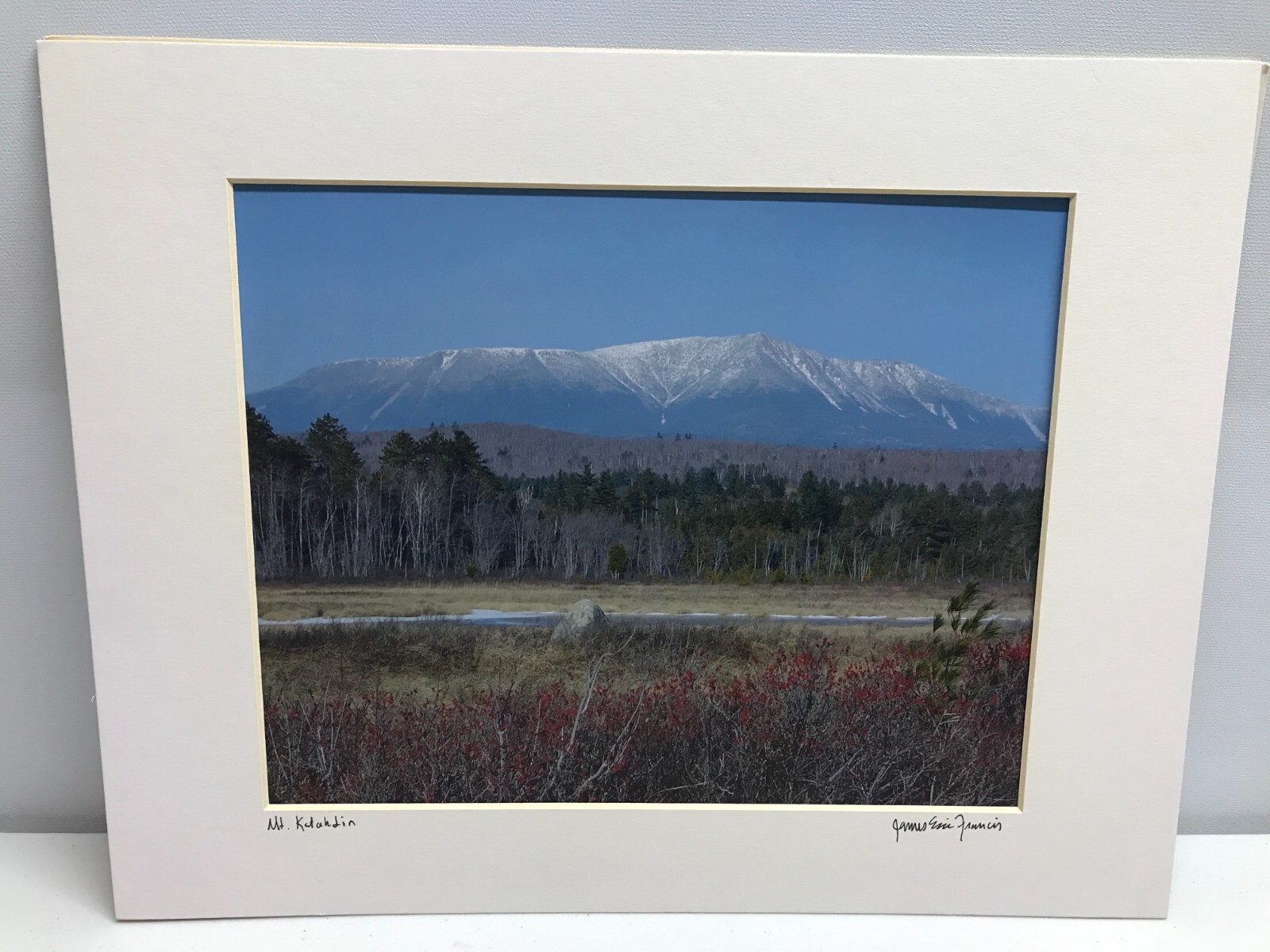 Mt Katahdin, Maine Real Photo – James Eric Francis – Penobscot Nation Native