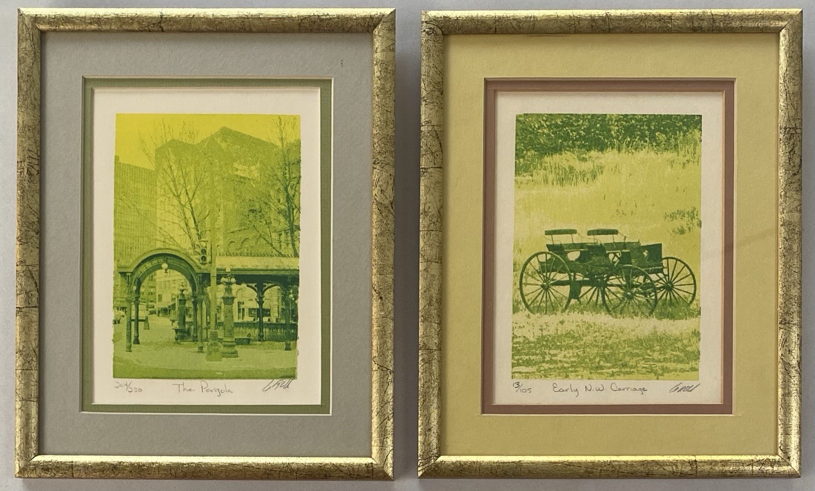 Limited Edition Vintage Monochromatic Stylized Photo Screenprints 22cm x 27cm