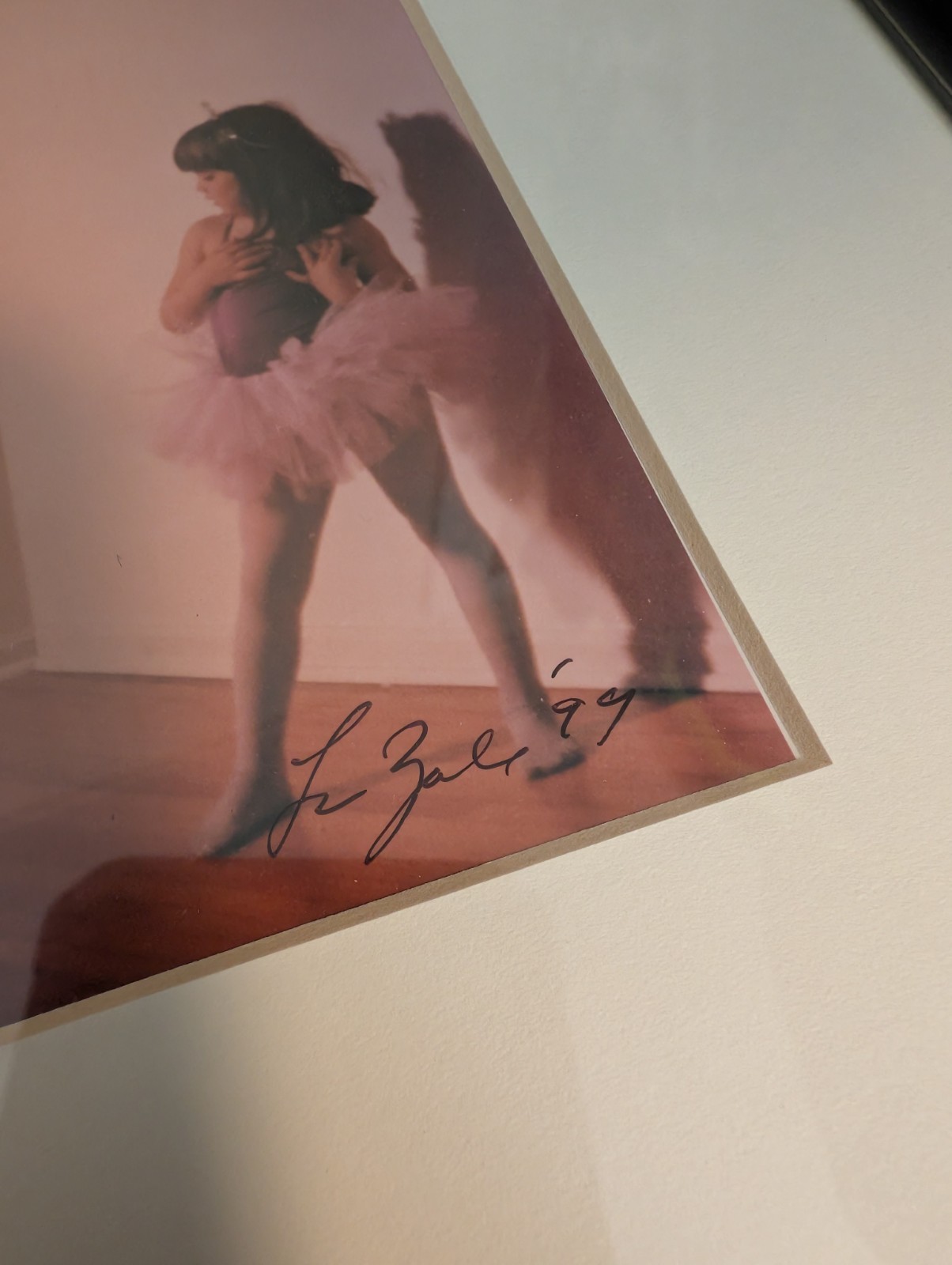 Signed 9.25″x7.25″ Lou Zale 1999 Ballerina Ballet Realism Art Photography Decor