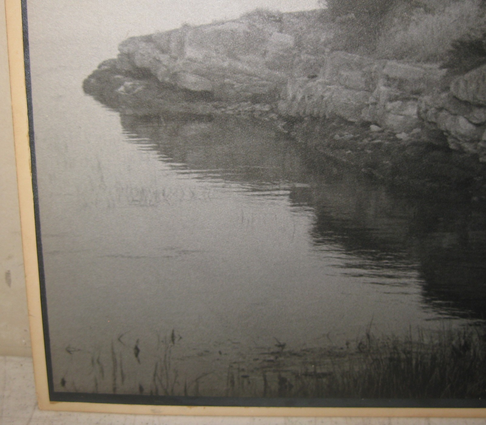 Vintage HARVEY FALK Lauderdale Lake Fishing Shack FLORIDA Pictorialist PHOTO