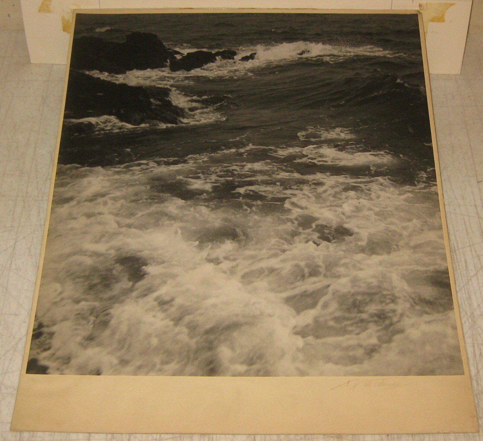 Original Signed FRANCIS JAMES MORTIMER ‘Crashing Waves’ SEASCAPE Photograph
