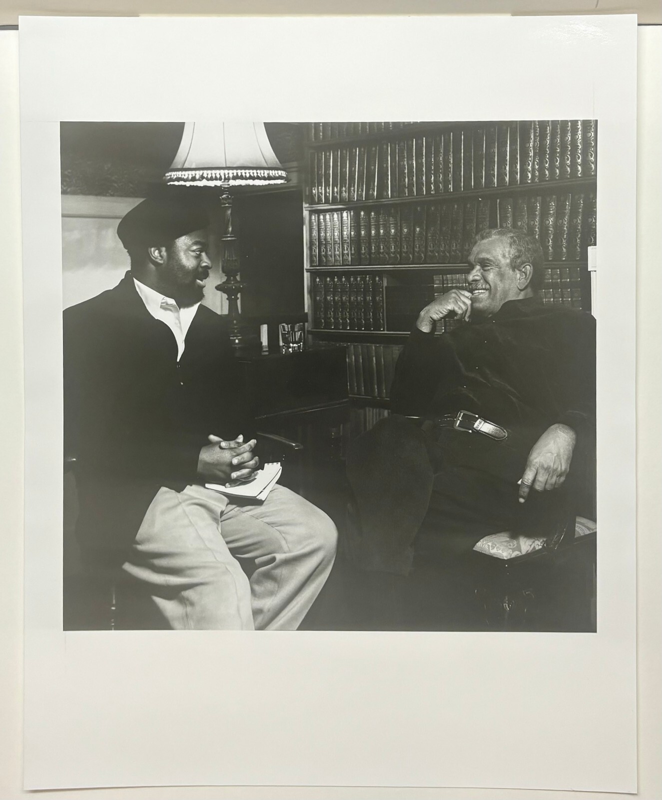 LUCINDA DOUGLAS MENZIES Derek Walcott & Ben Okri AFRICAN Poets Portrait PHOTO