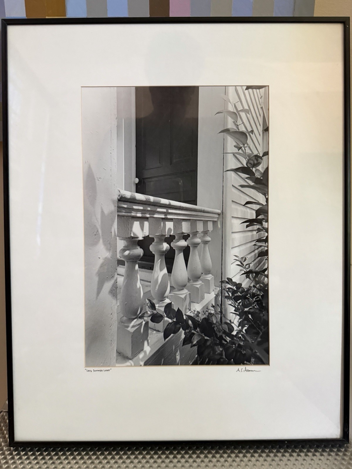 “Late Summer Light” Print by the photographer Albert Aszman. Signed