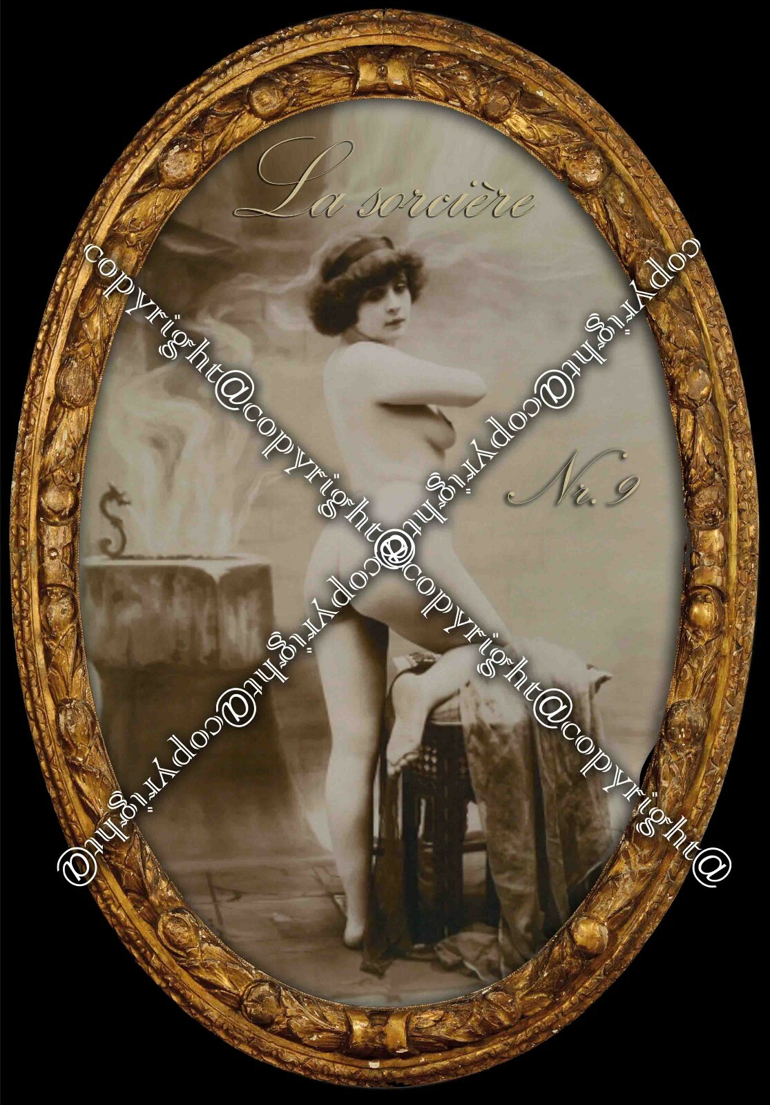 antique tarot card cards deck rare erotic art vintage brothel cartomancy oracle