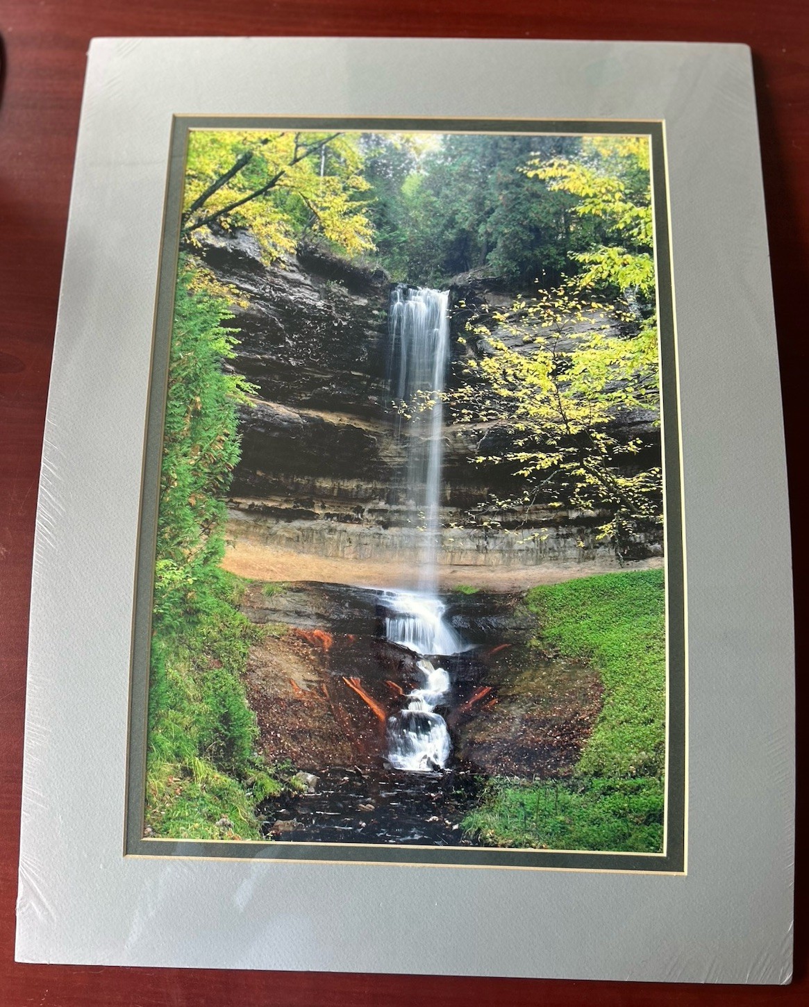 David F. Hunter Munising Falls Lake Superior Landscape Nature Photograph