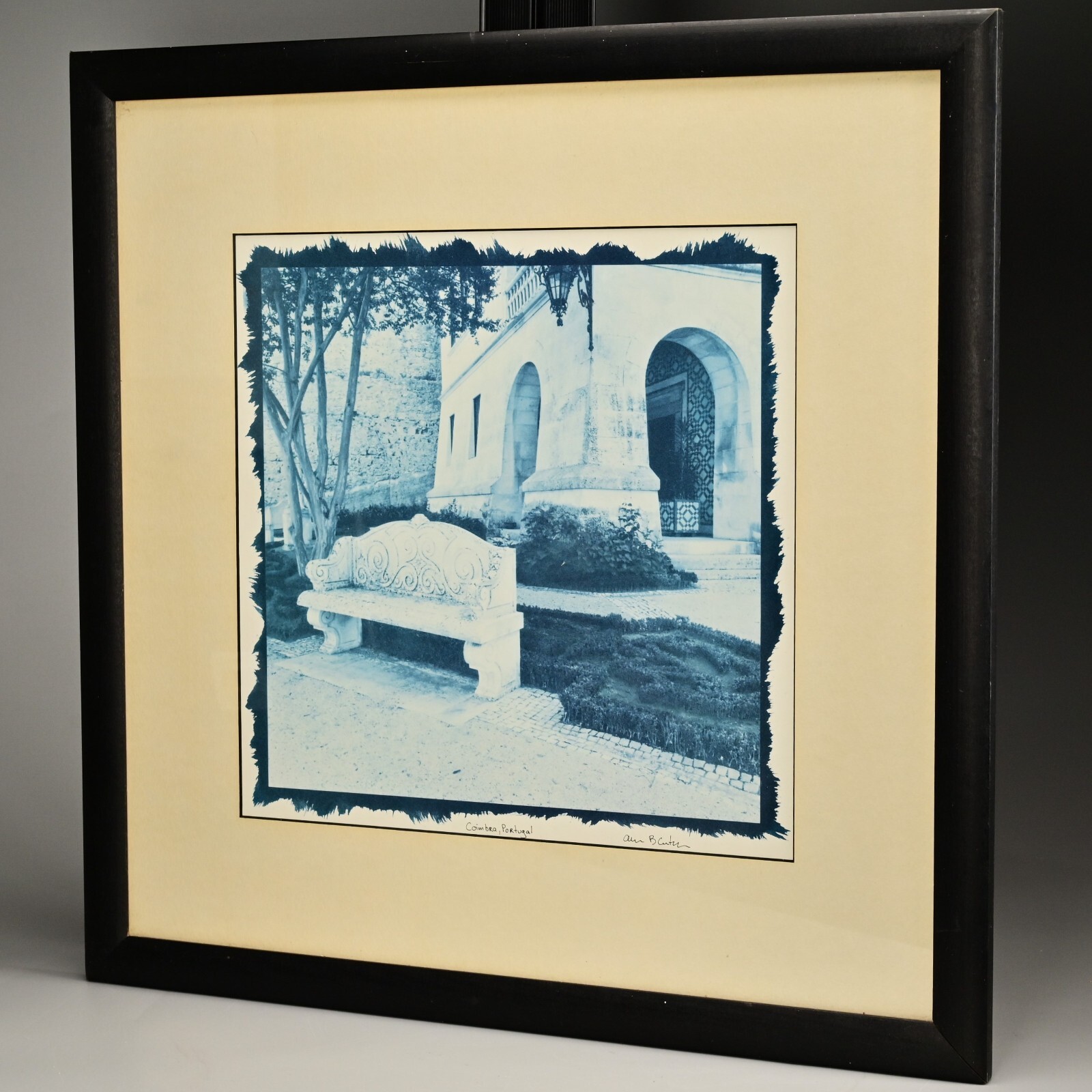 ALAN BLAUSTEIN Original Vintage Signed Coimbra Europe Landscape Photograph Print