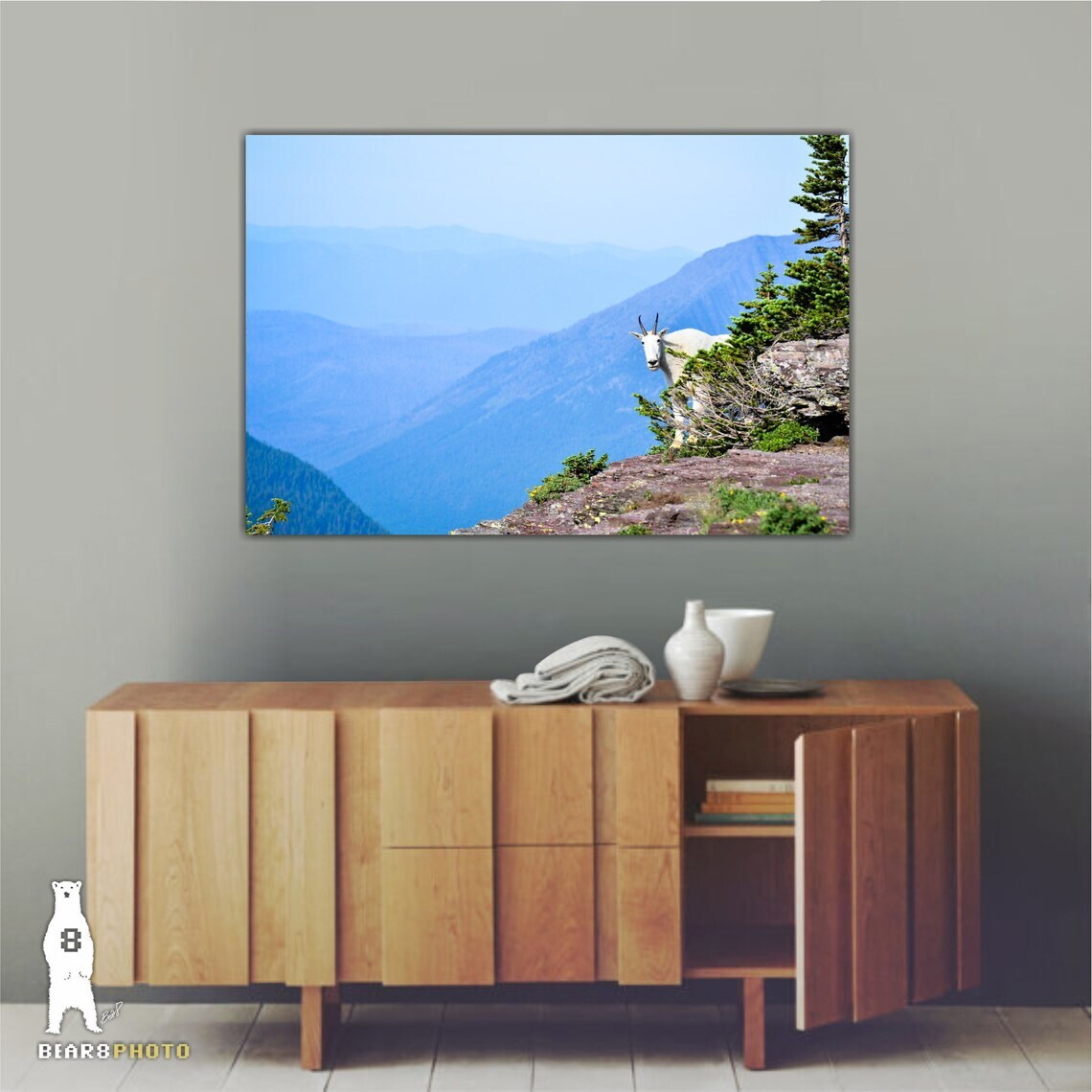 Mountain Goat Wildlife Photography Prints – Glacier National Park, Montana