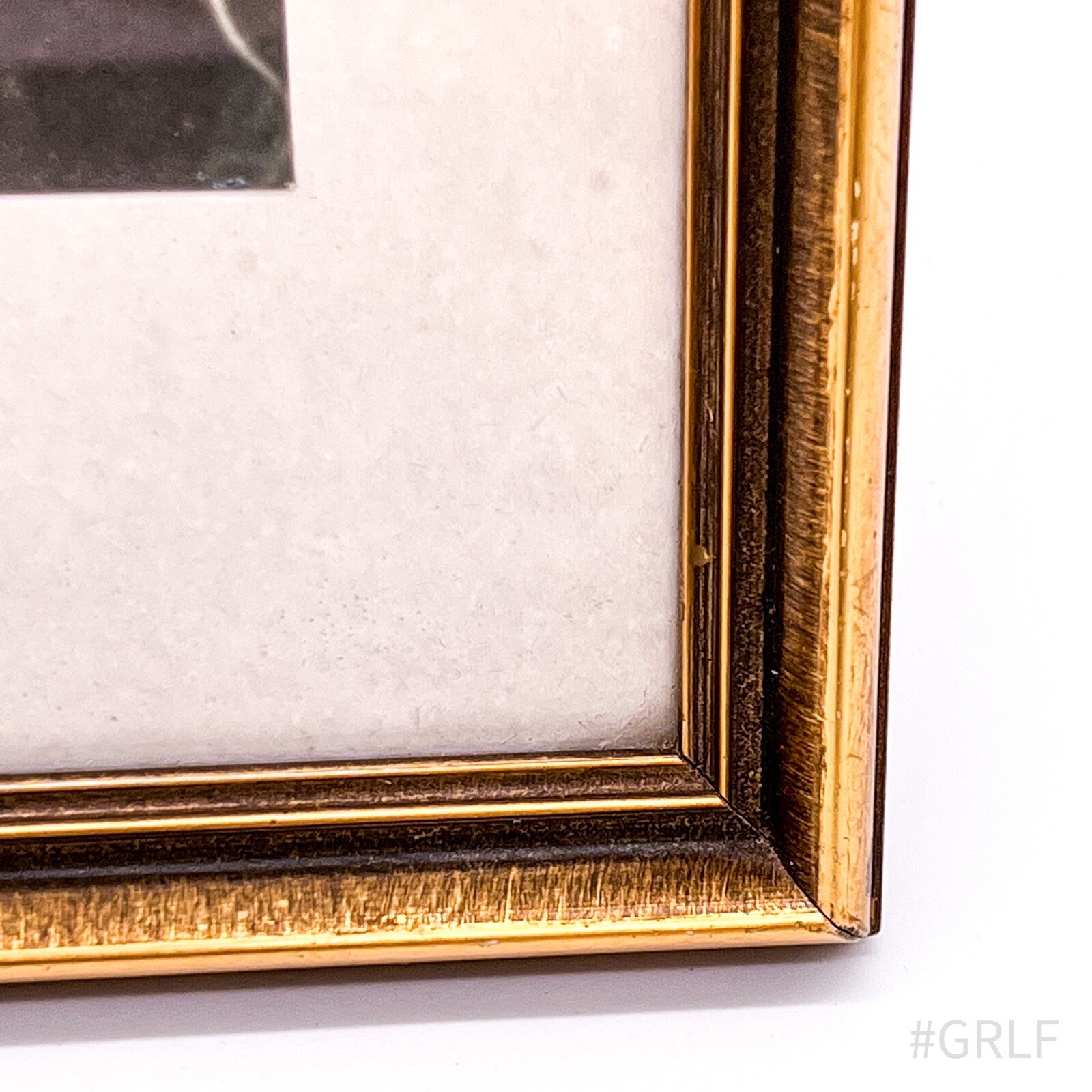 Vintage Portrait Photography of Two Girls Framed with Glass Insert | 32x40cm