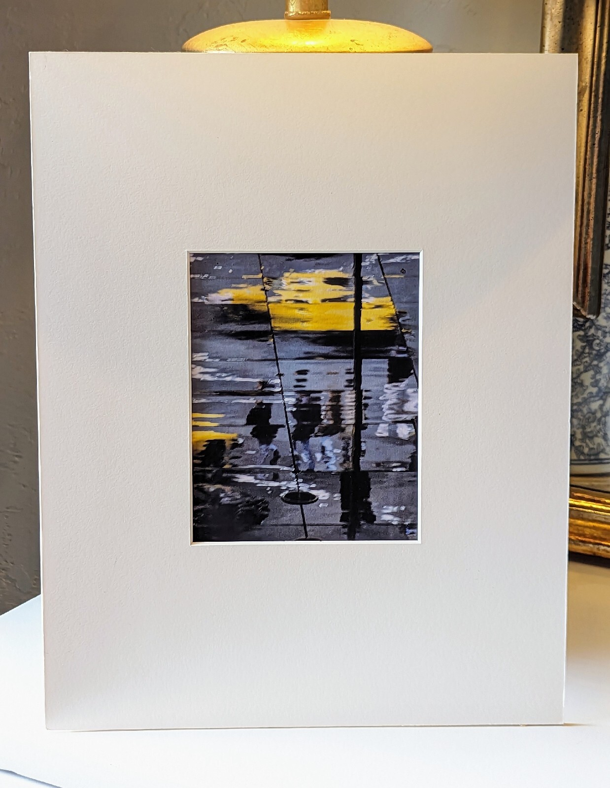 Vintage Original Art Photography “Crossing 56th At Madison” 5×7 In 11×14 Mat