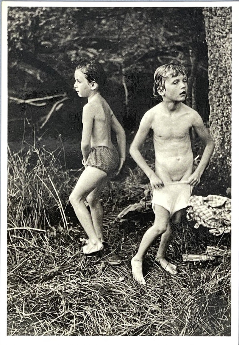 Marc Riboud (1923-2016) ICP Art Photo Print Card 4×6” After Swimming France 1953