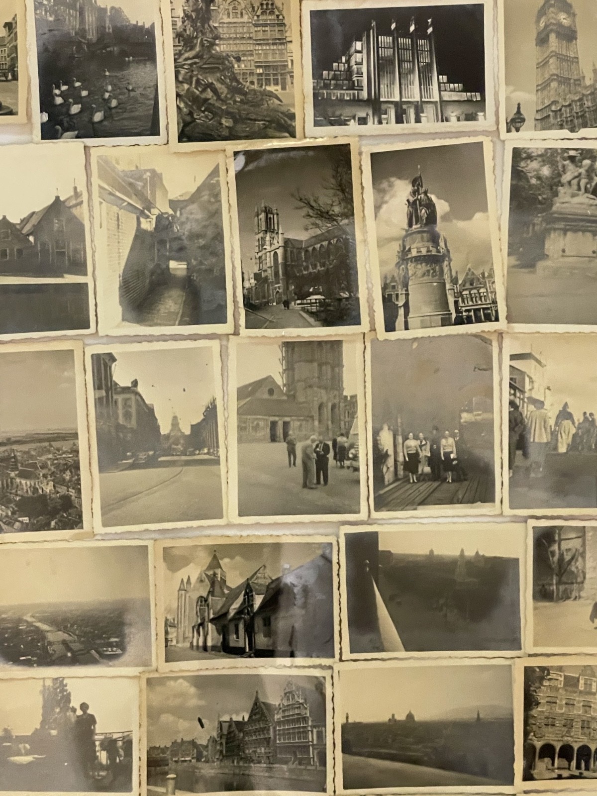 60 Original 1950s Travel Photos – Worldwide Landmarks & Cities – Collectible Lot