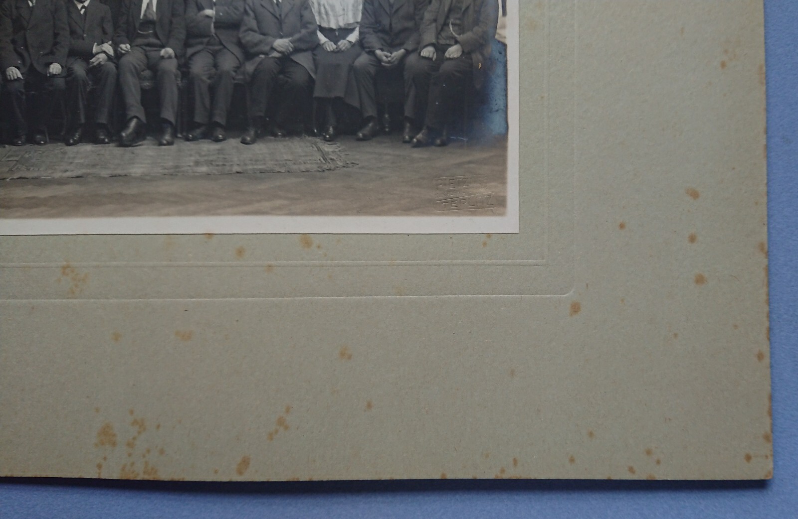 Old Picture Family Photo Hermann Arthur Lindacher Men Woman around 1900