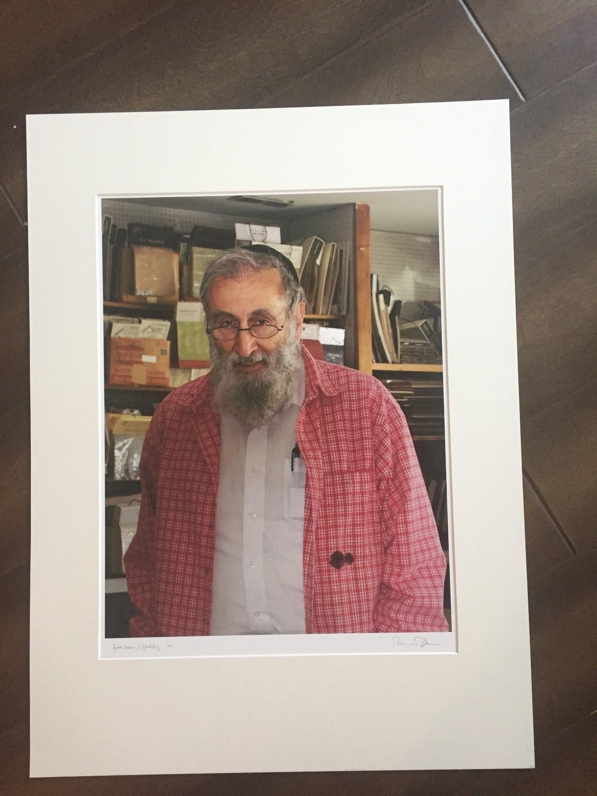 BRUCE BLUM SIGNED COLOR Photo Print (18″X 24″)-“Josh Levin, Upholstry “