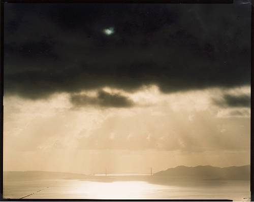 RICHARD MISRACH Signed 1998 Original Color Photograph – “Golden Gate Bridge”