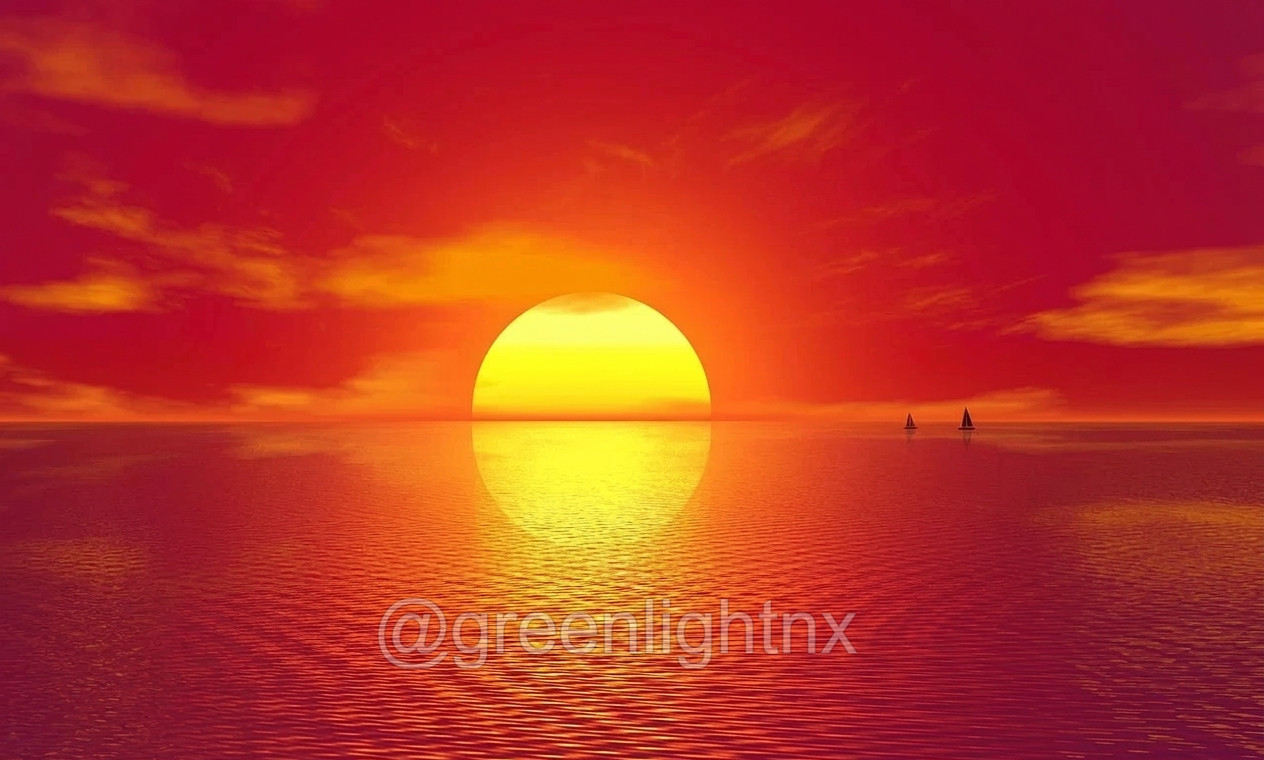 Digital Image Picture Photo Pic Wallpaper Background Sunset Red Haze 7534