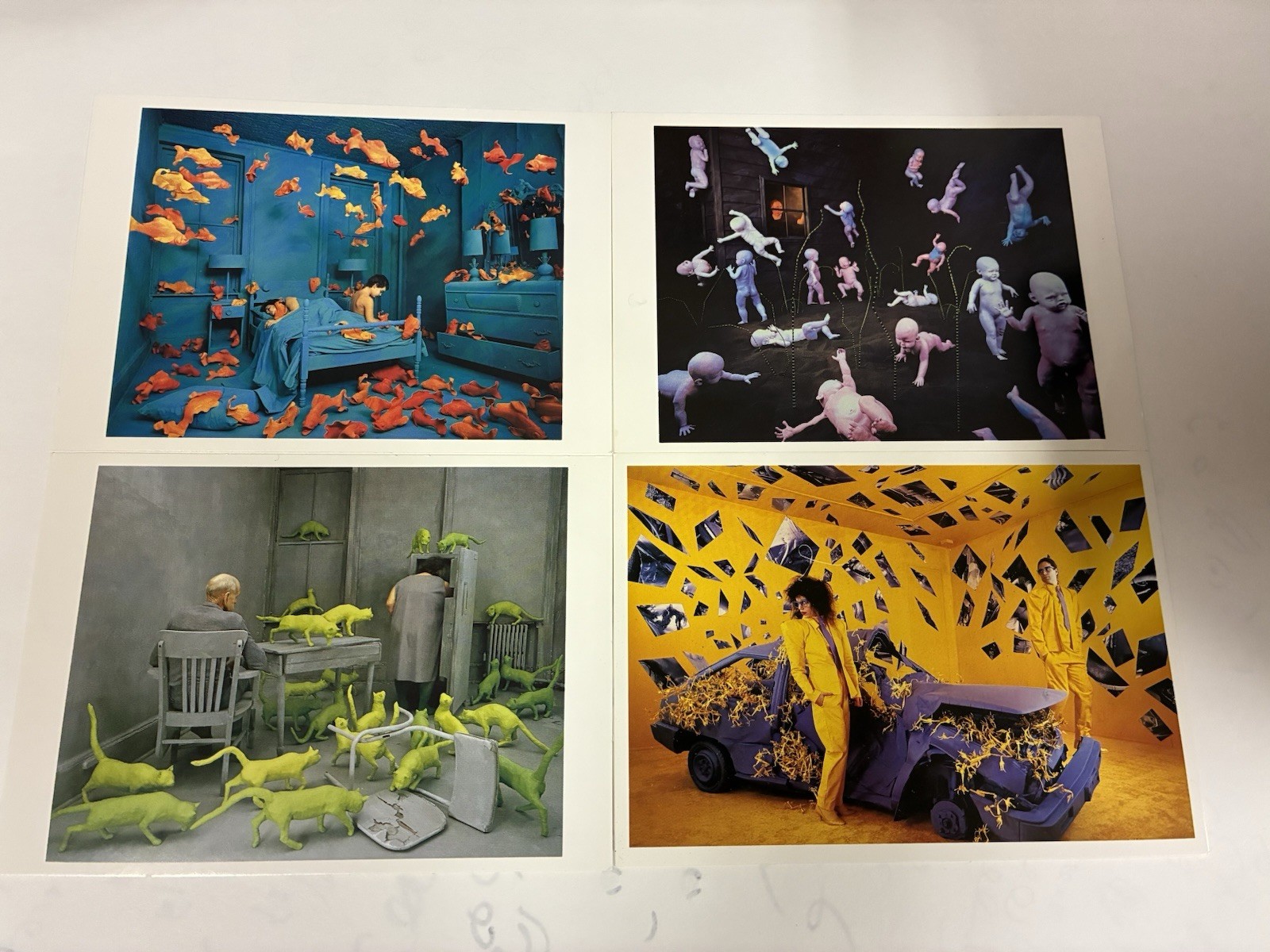 Sandy Skoglund Transparency Archive Lot Revenge Goldfish Radioactive Cats
