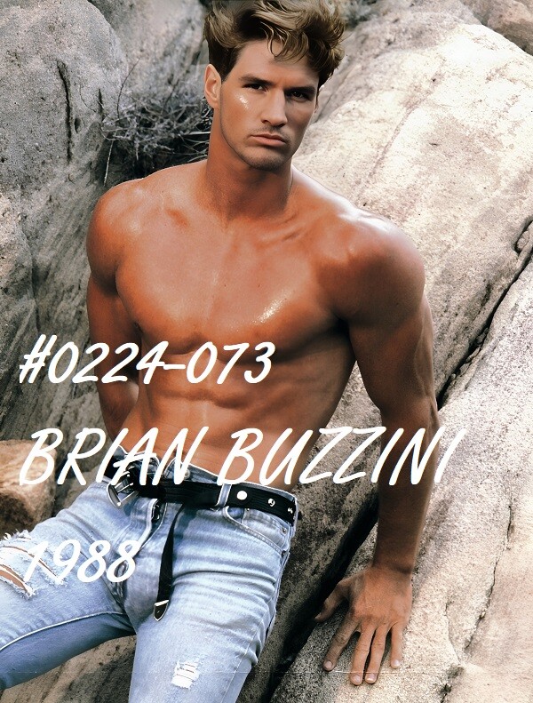 VINTAGE MALE PORTRAIT #0224-073-BB -brian 1988 -free shipping in usa