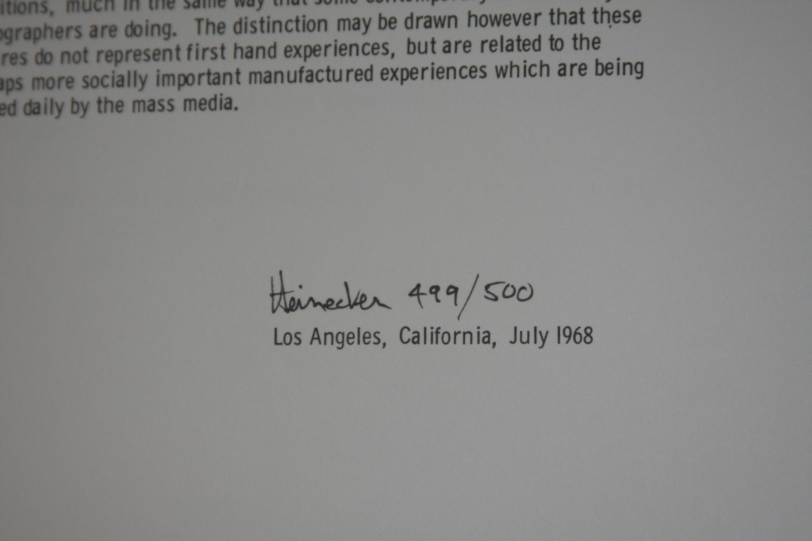 Robert Heinecken ARE YOU REA Portfolio Limited TO 500 Rare Signed MINT First Ed.