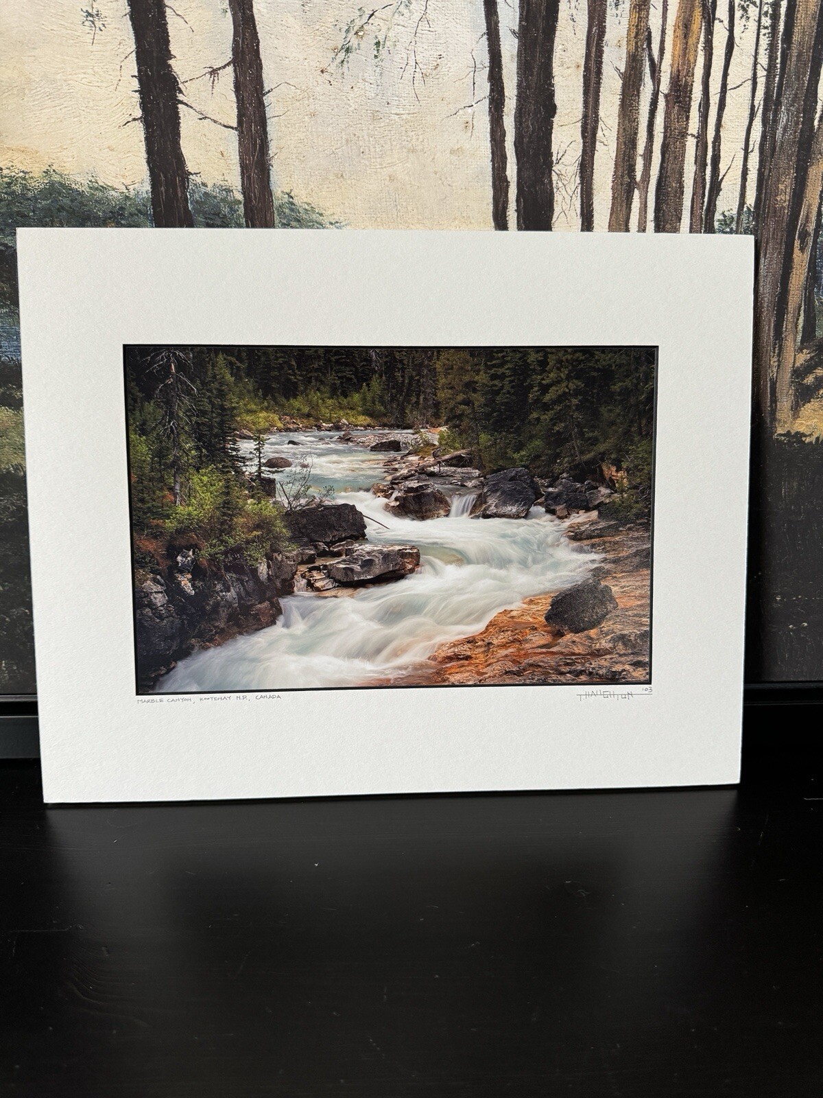 11×14 MARBLE CANTON, KOOTENAY N.P., CANADA Matted & Signed By Photographer