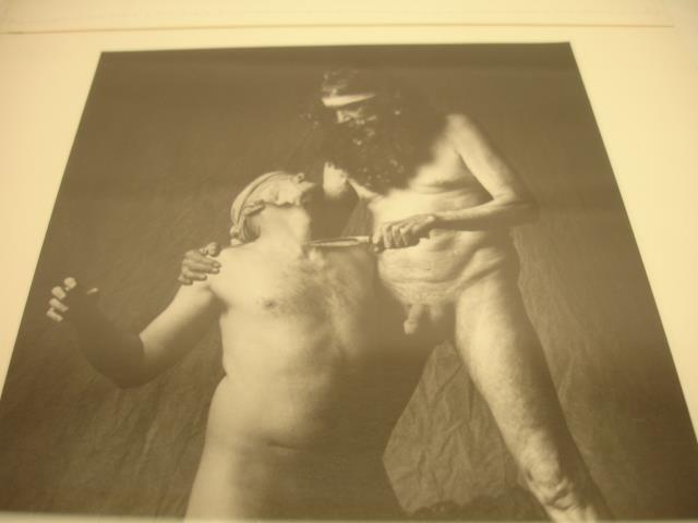 Original signed Photograph framed Paul Schroeder Denver Artist 1993 Male Nudes